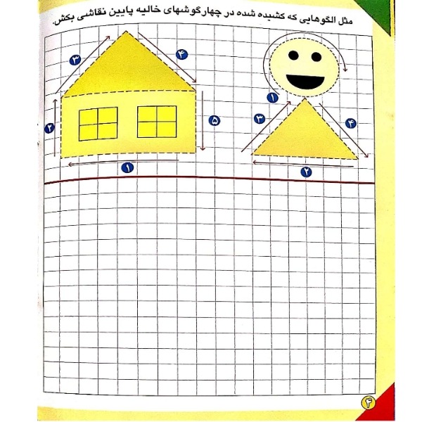 کتاب آموزش نقاشی کودکان (وایت برد) اثر پیام آزادفدا انتشارات آیینه دانش