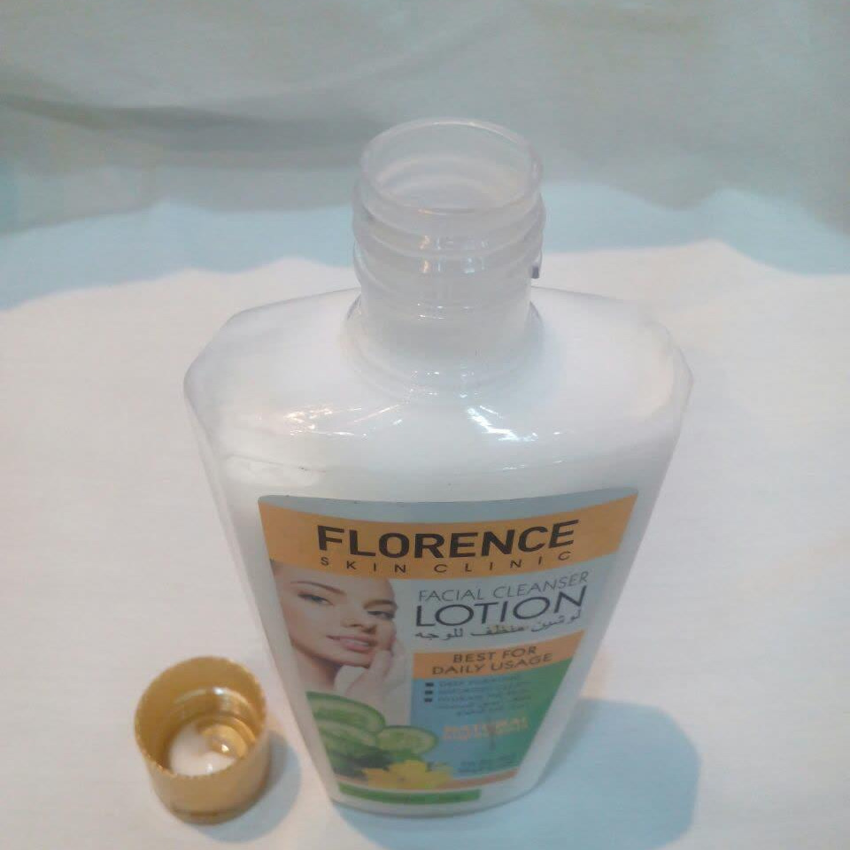 لوسیون تمیز کننده صورت خیار فلورانس مدل ناتیرال FLORENCE
