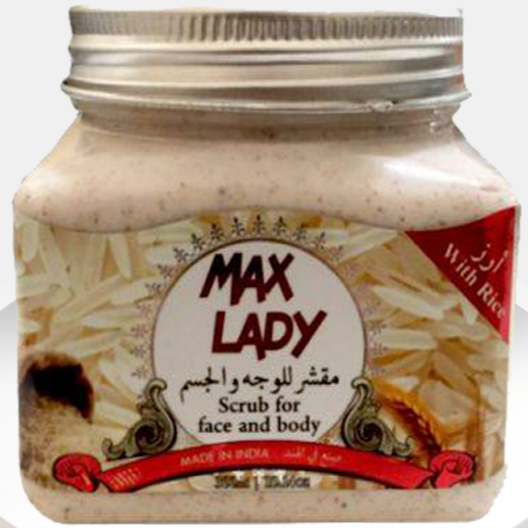 اسکراب لایه بردار شنی برنج کاسه ای مکس لیدی MAX LADY