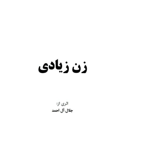 کتاب زن زیادی اثر جلال آل احمد انتشارات معجزه علم