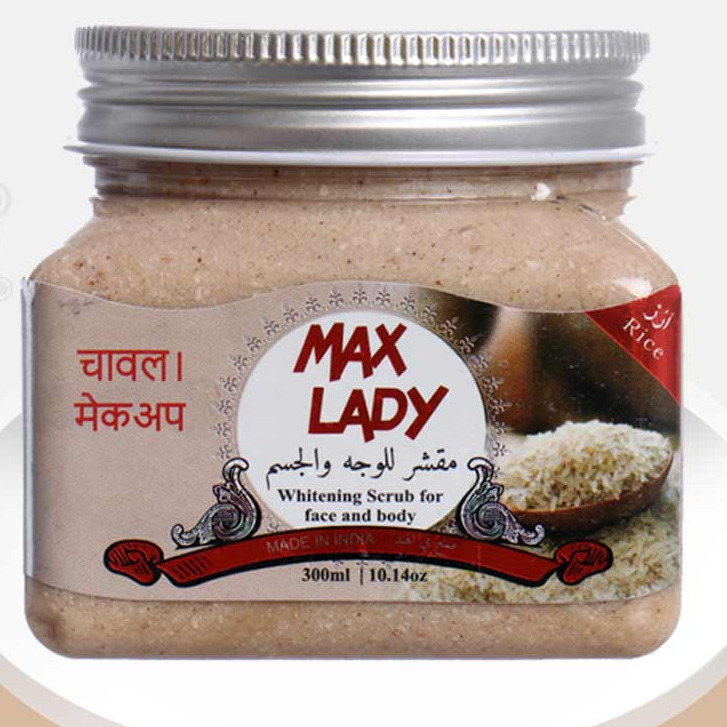 اسکراب لایه بردار شنی برنج کاسه ای مکس لیدی MAX LADY